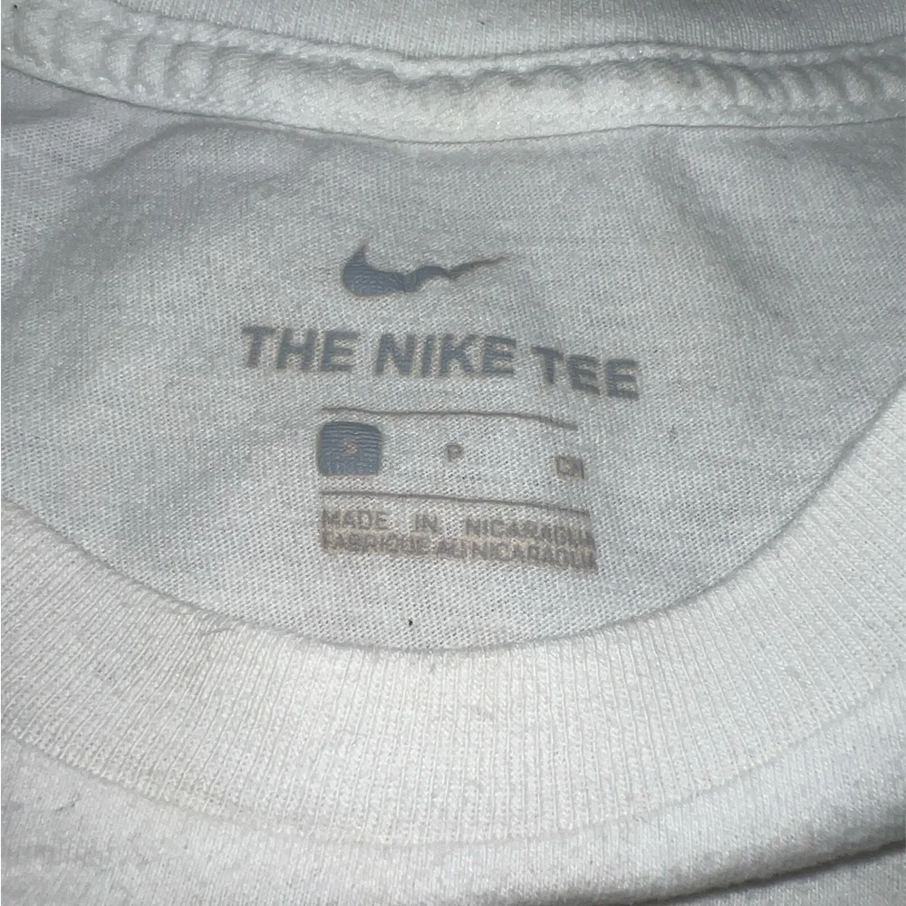 Nike White Tee with Red and Navy Logo - Picture 2 of 3